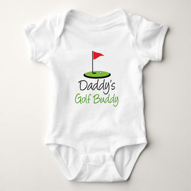 Das Golf-Freund des Vatis Baby Strampler (Vorderseite)