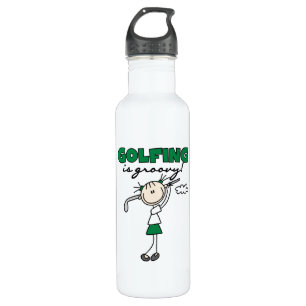 Das Golf spielen ist stark Trinkflasche
