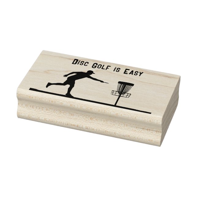 Das Golfspielen ist einfach, Putting, Basketball Gummistempel (Stempel)