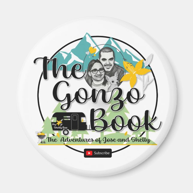 Das Gonzo Book Magnet (Vorne)