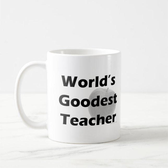Das Goodest der Welt Lehrer Kaffeetasse (Links)