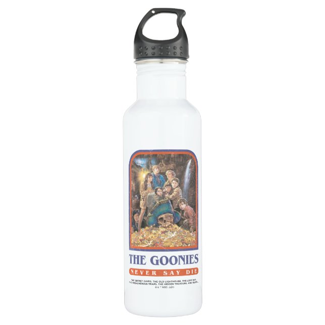 Das Goonies Treasure Anniversary Poster Edelstahlflasche (Vorderseite)