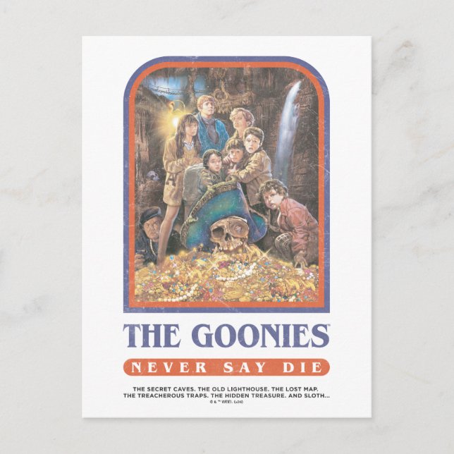 Das Goonies Treasure Anniversary Poster Postkarte (Vorderseite)