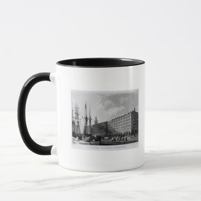 Das Goree Lager, Georges Dock, Liverpool Tasse (Links)