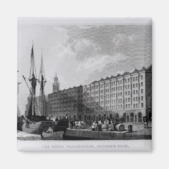 Das Goree Warehouse, George's Dock, Liverpool Magnet (Vorne)