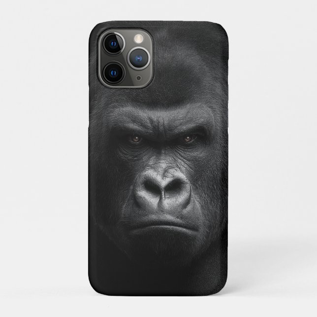 Das Gorillagesicht Case-Mate iPhone Hülle (Rückseite)