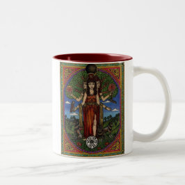 das Göttin hecate (Bild und synbols) 001 t, g… Zweifarbige Tasse