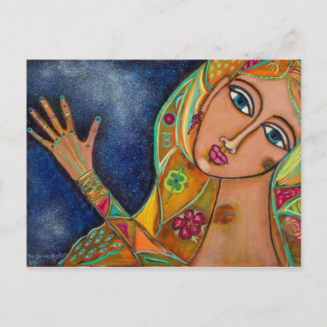 Das göttliche Geheimnis der Postkarte (Vorderseite)