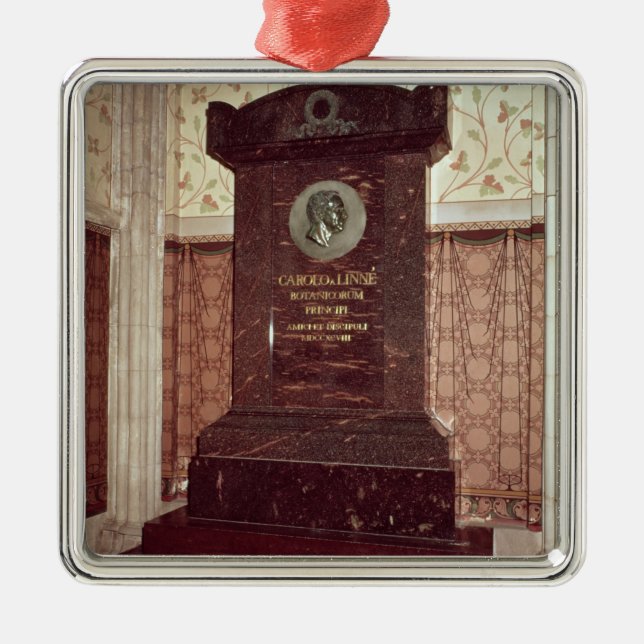 Das Grab von Karl Linnaeus Silbernes Ornament (Vorne)