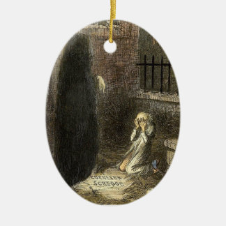 Das Grab von Scrooge. Keramik Ornament