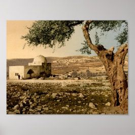 Das Grabmal von Mutter Rachel in Bethlehem Poster