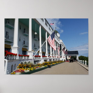 Das Grand Hotel auf der Insel Mackinac, Michigan Poster