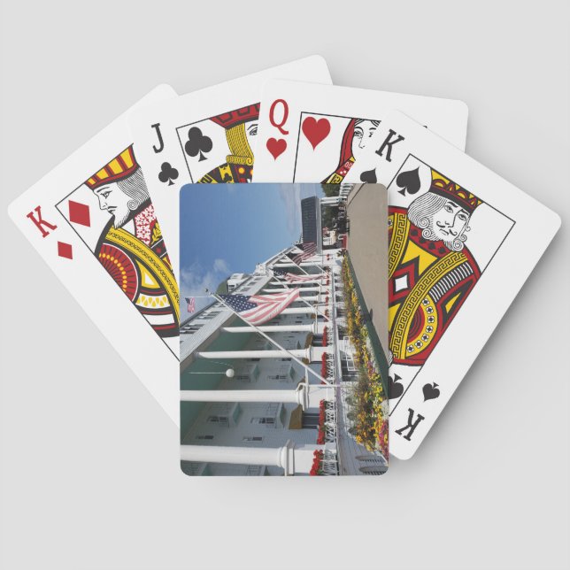 Das Grand Hotel auf der Insel Mackinac, Michigan Spielkarten (Rückseite)