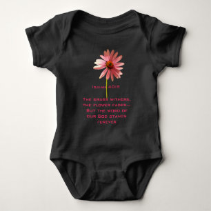 Das Gras hält sich zurück, die Blume... Baby Strampler