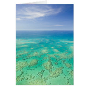 Das Great Barrier Reef, Luftbild von Green
