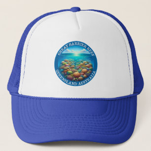 Das Great Barrier Reef, Queensland, Australien Truckerkappe