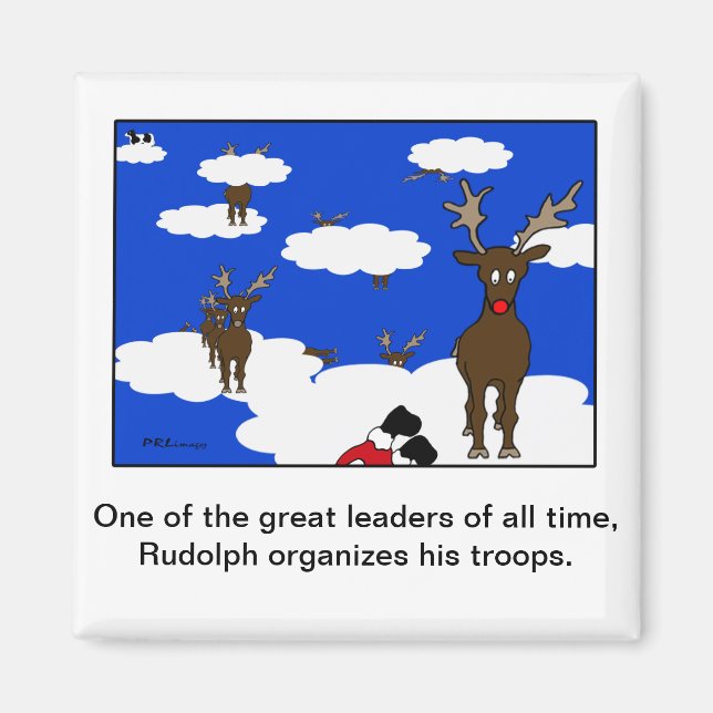 Das "Great Leader Christmas Magnet" Magnet (Vorne)