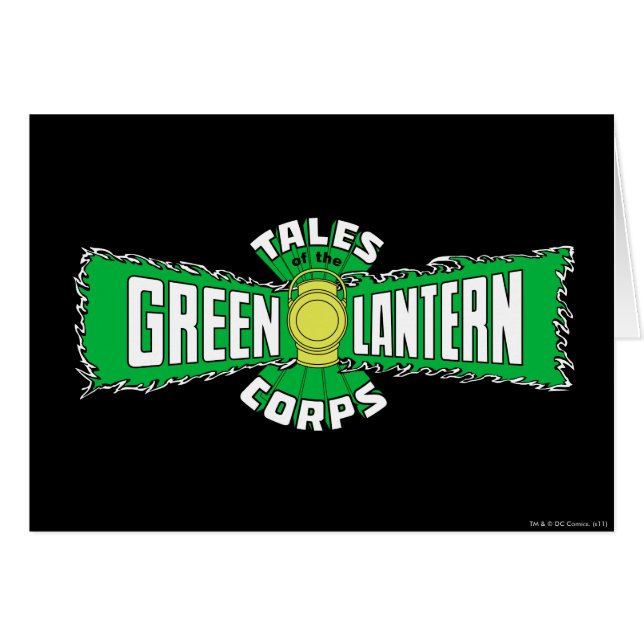 Das Green Lantern Corps - grünes Logo (Vorderseite (Horizontal))