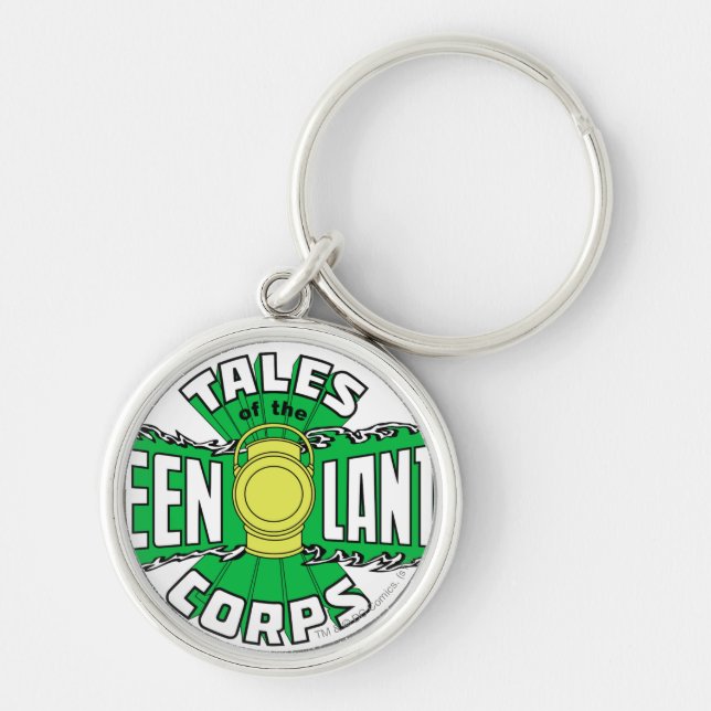 Das Green Lantern Corps - grünes Logo Schlüsselanhänger (Vorne)