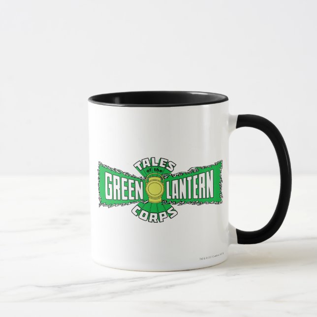 Das Green Lantern Corps - grünes Logo Tasse (Rechts)