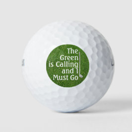 Das Green nennt Golfbälle