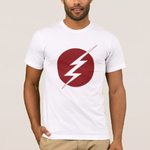 Das grelle   Blitz-Bolzen-Logo T-Shirt
