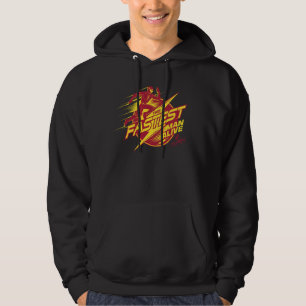 Das grelle der schnellste Mann lebendig Hoodie
