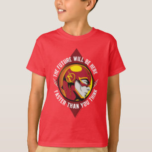 Das grelle   "die Zukunft ist hier " T-Shirt