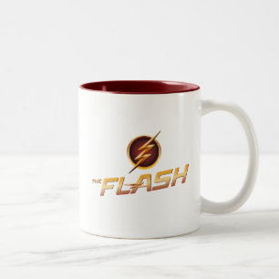 Das grelle   Fernsehshow-Logo Zweifarbige Tasse