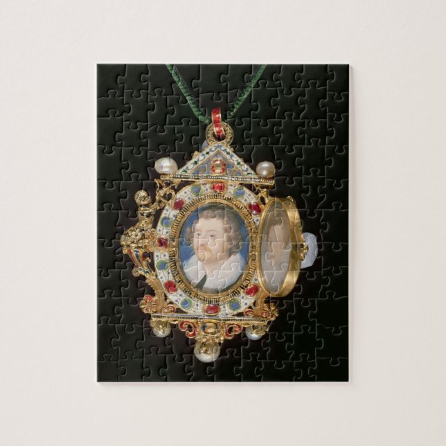 Das Gresley Juwel, mit Miniaturporträts von Sir (Vertikal)