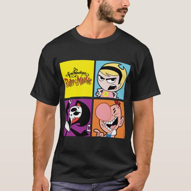 Das grimmige Abenteuer der Billy & Mandy Art T-Shirt (Vorderseite)