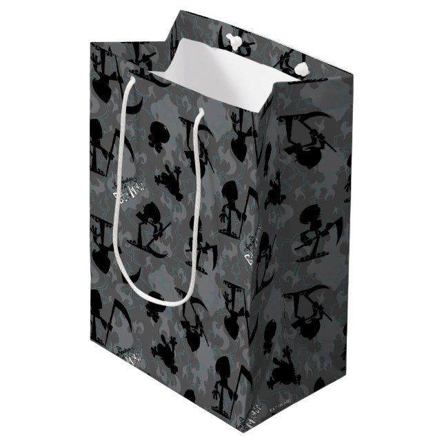 Das grimmige Abenteuer des Musters Billy & Mandy Mittlere Geschenktüte (Vorderseite Schrägansicht)