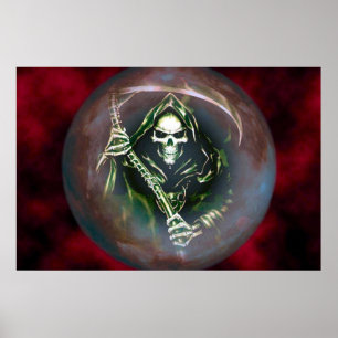 Das grimmige Sensenmann-Poster Poster