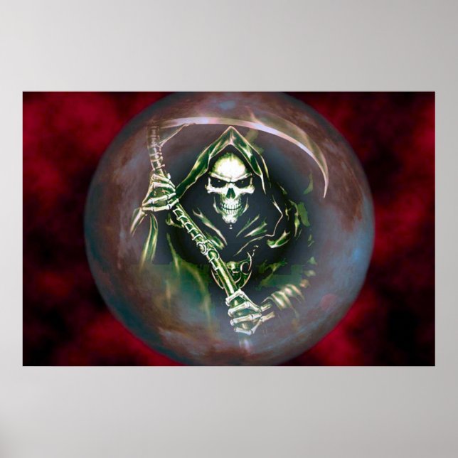 Das grimmige Sensenmann-Poster Poster (Vorne)