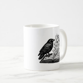 Das Grimoire des Raben - Buchkunst im gotischen St Kaffeetasse