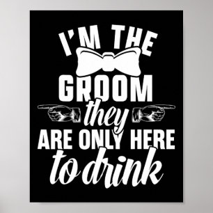Das Groom Bachelor versorgt Party Hochzeit 1 Poster