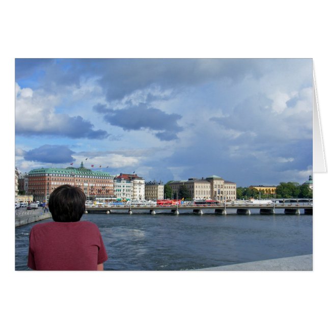Das großartige Hotel, Karte Stockholms Schweden (Vorderseite (Horizontal))
