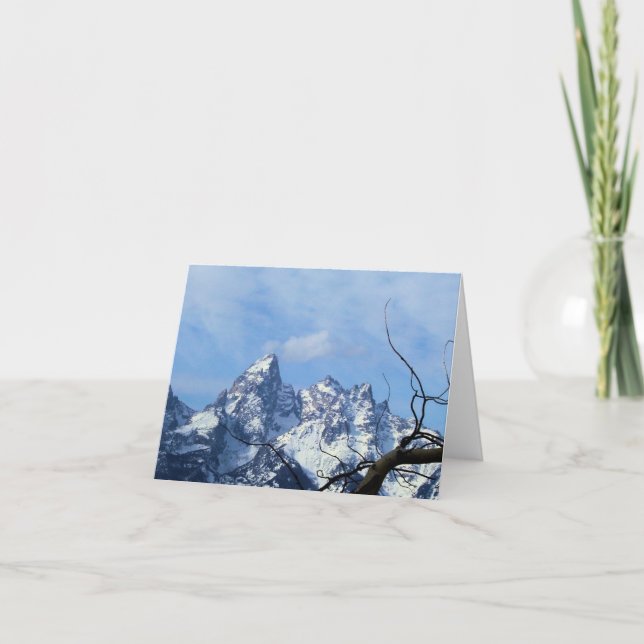 Das großartige Teton Notecard Karte (Vorderseite)