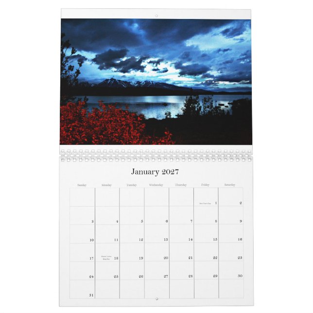 Das großartige Tetons Kalender (Jan 2027)