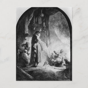 Das große Anheben von Lazarus Postkarte