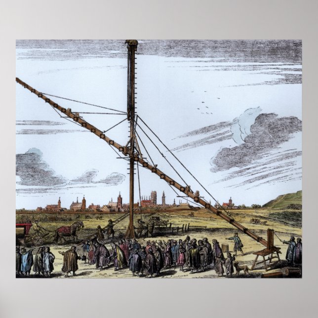 Das große astronomische Teleskop Poster (Vorne)