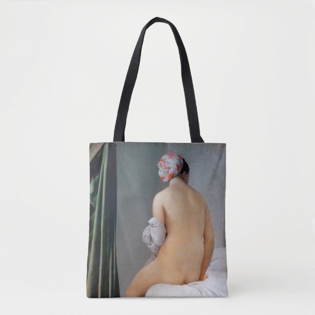 Das große Bather (sitzende Frau), Dominique Ingres Tasche (Vorderseite)