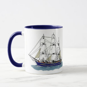 Das große Blau - hohes Schiff Tasse