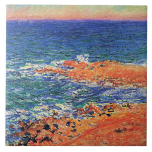 Das große blaue Meer in Antibes, Kunst, Fliese