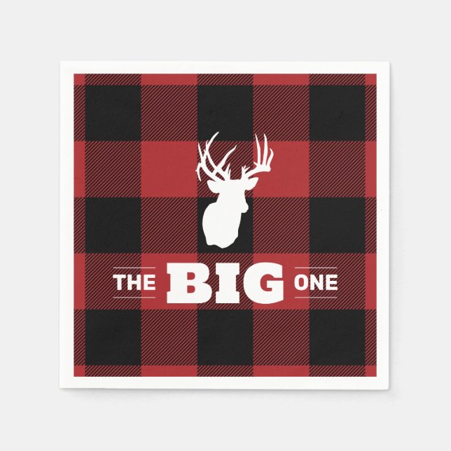 Das große Buffalo Kariert Deer Napkin Serviette (Vorderseite)