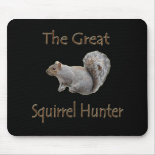 Das große Eichhörnchen-Jägergrau Mousepad