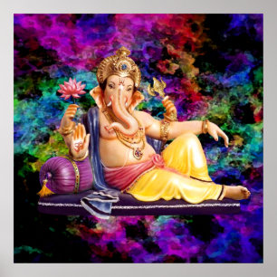 Das große Ganesh Ganapati Plakat