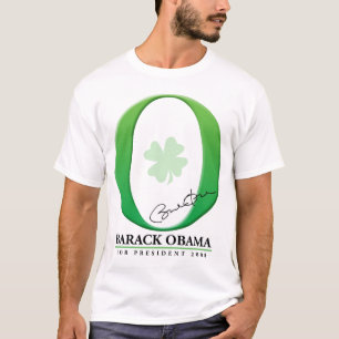 Das große Grün O - Barack Obama für Präsidente T-Shirt