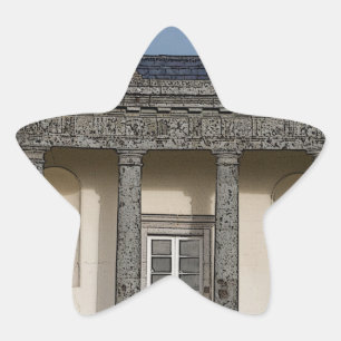 Das große Haus Stern-Aufkleber
