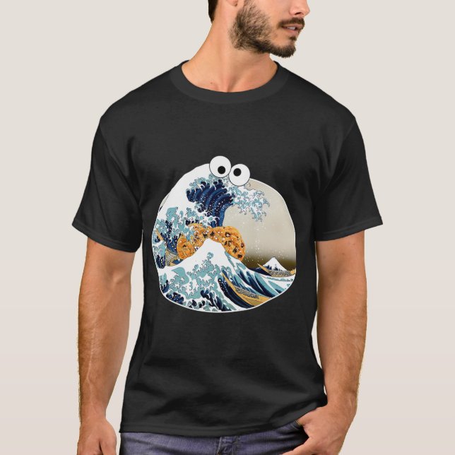 Das große Keksgeschwür aus den Augen Kanagawas T-Shirt (Vorderseite)